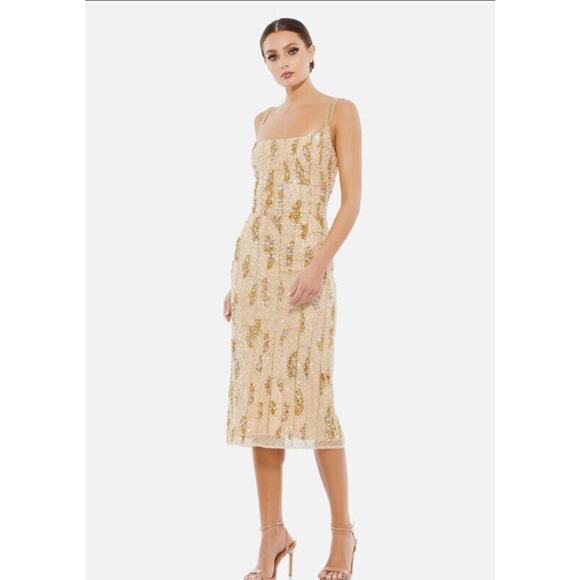 Mac Duggel gold dress 10770 - Picture 2 of 8